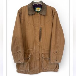 CABELA’s Women’s Canvas Camel Brown Barn Work Jacket Size Medium